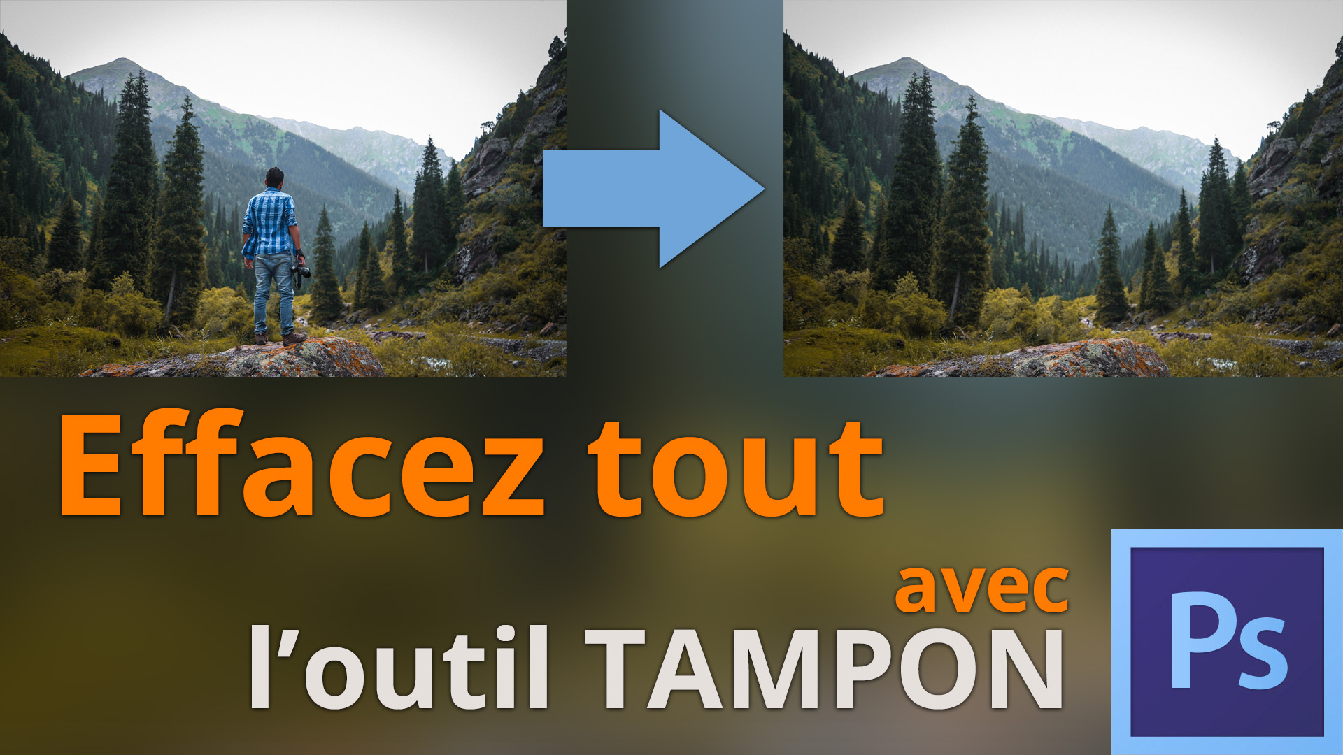 Outil tampon Photoshop