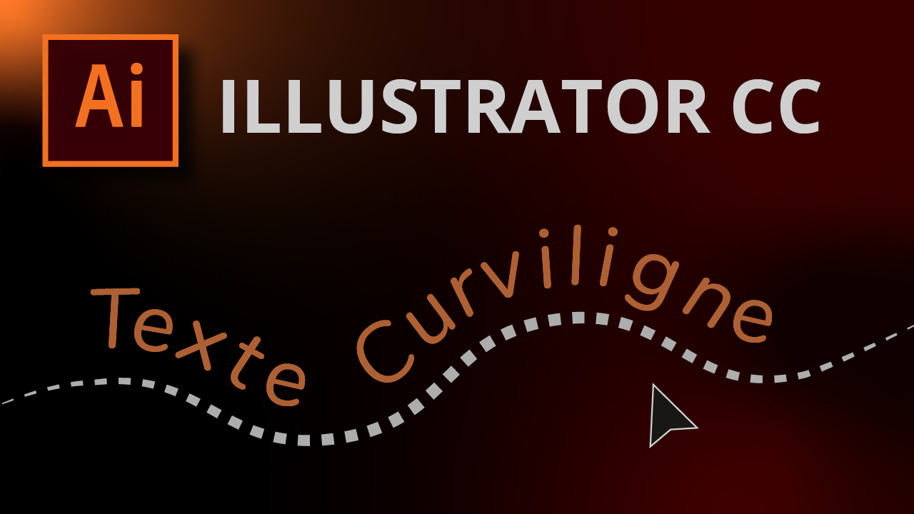 Le texte curviligne dans Illustrator