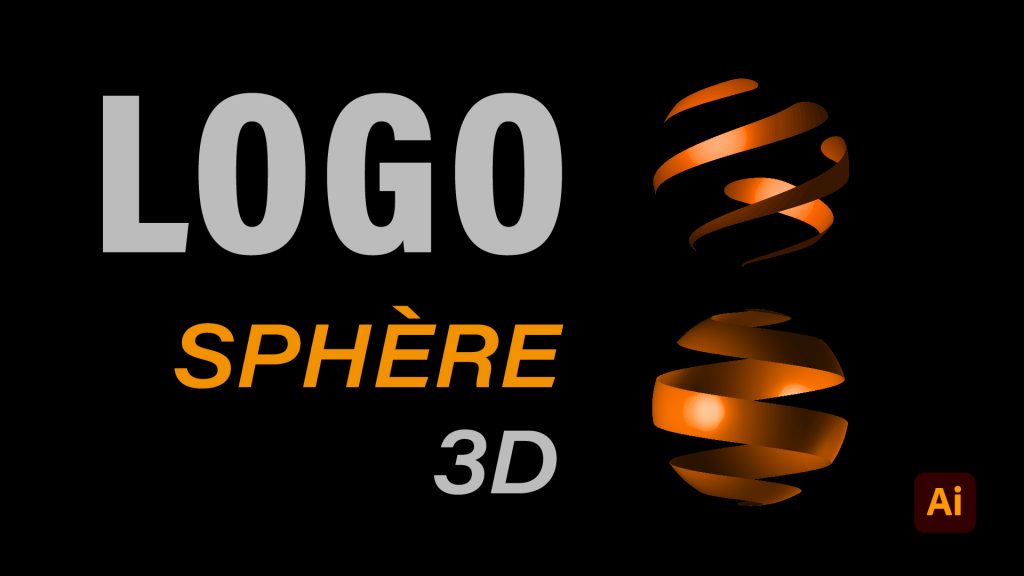 Comment faire un logo sphererique3D avec illustrator