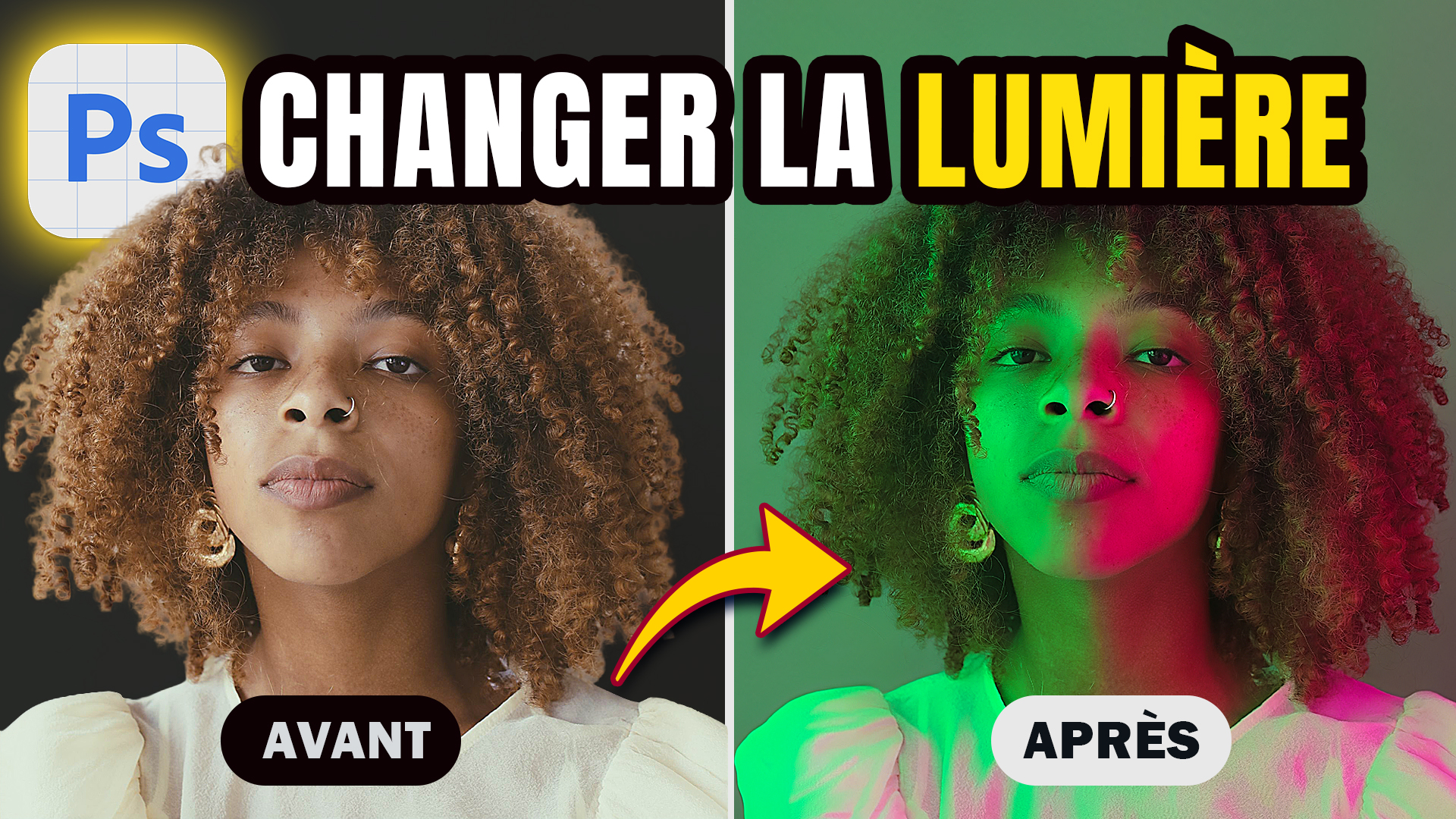Le calque éclairage Photoshop beta
